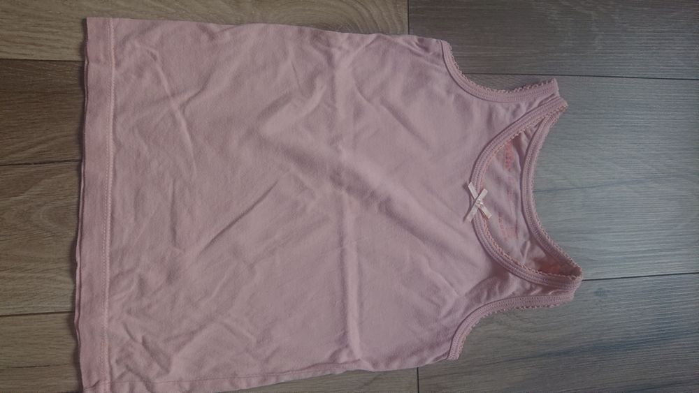 Bluzki bawełniane na ramiączka dla dziewczynki