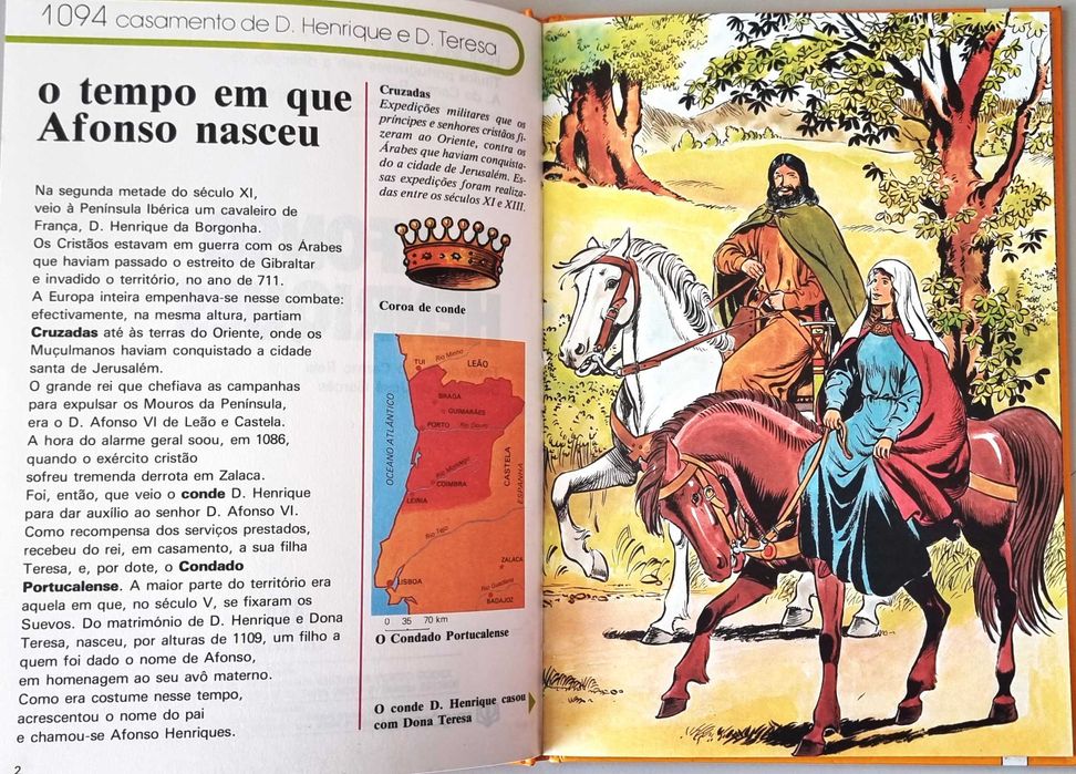 D. Afonso Henriques - História Júnior em BD