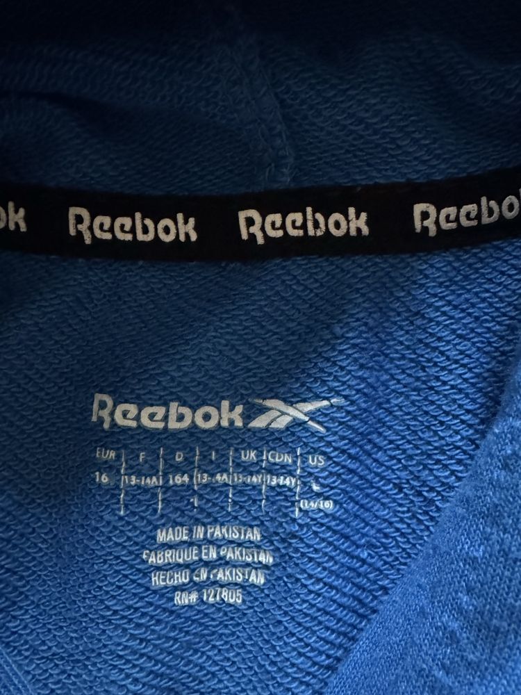 Bluza Reebok niebieska rozmiar 16, 13-14 lat polecam
