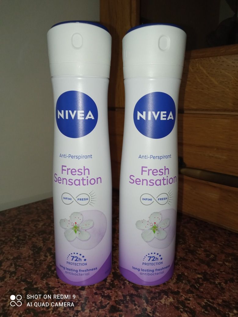 2x NIVEA Fresh Sensation antyperspirant 72h