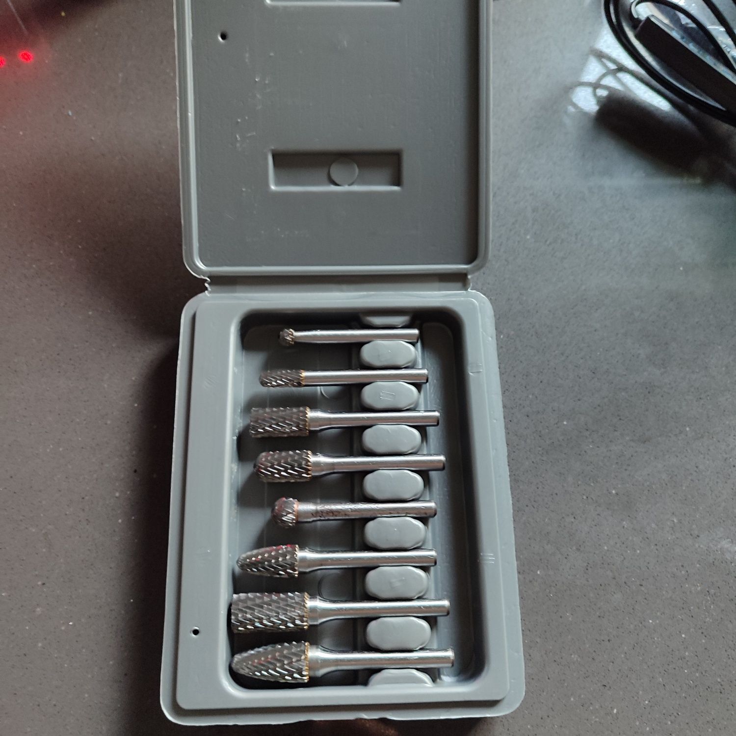 Conjunto de rebarbas de carboneto da série Premier