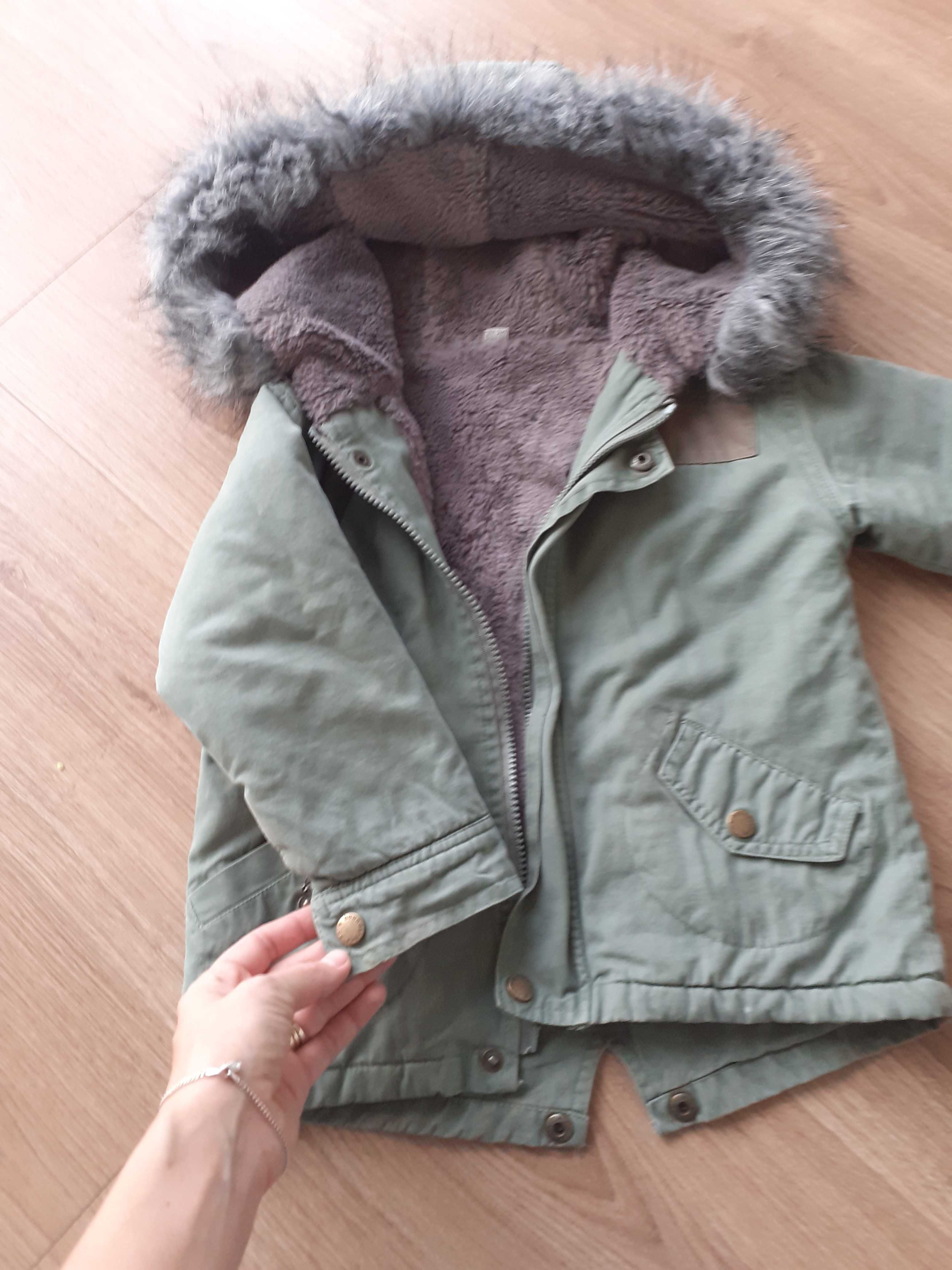 Kurtka zimowa ,parka, rozmiar 104, unisex