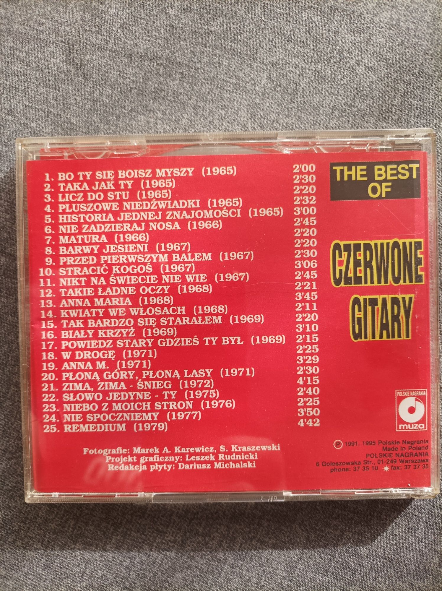 3 - Czerwone Gitary - THE BEST OF - 1 x CD