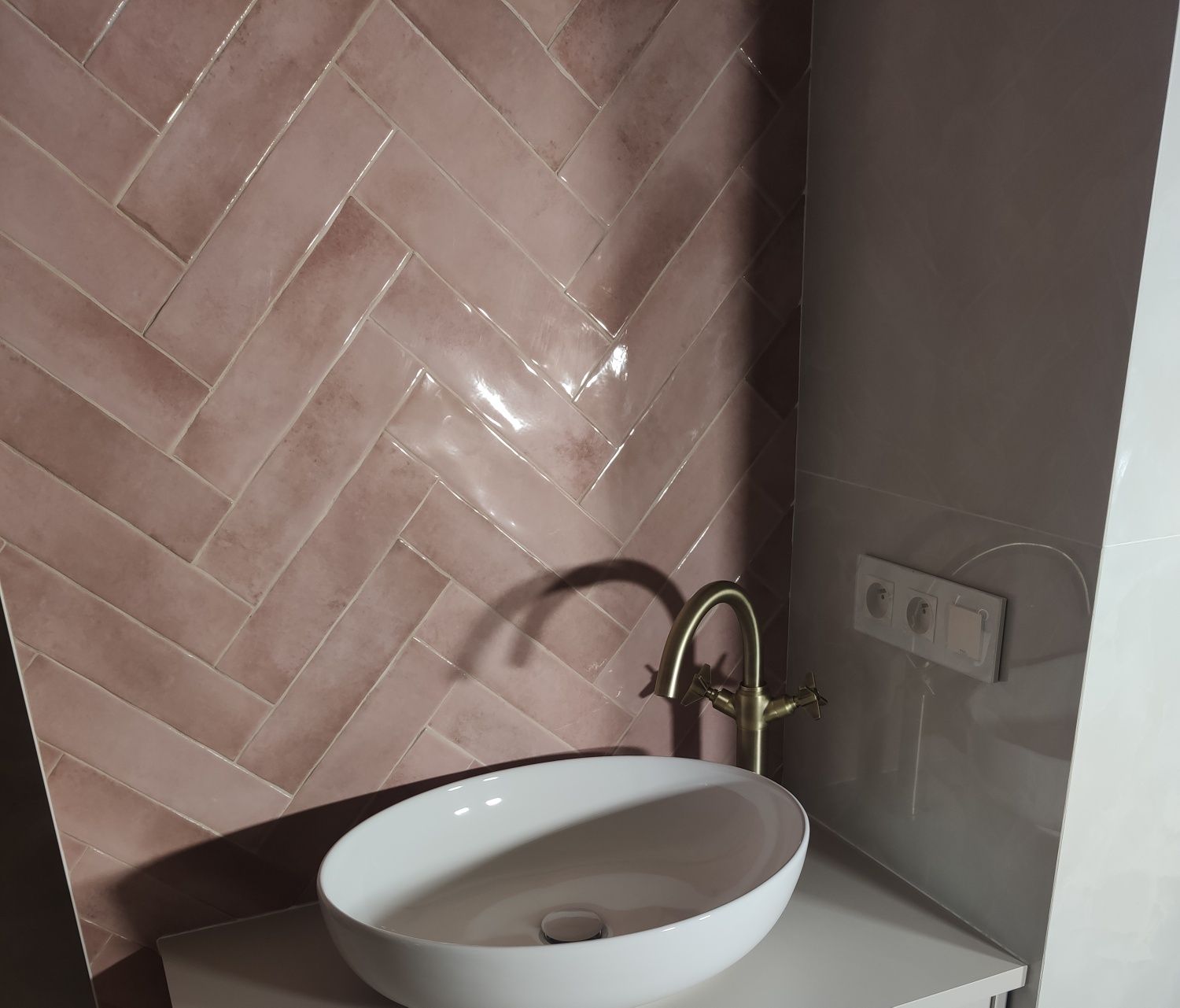 Płytki ścienne Antic Rose Glossy 7,5x30, 2,5 opakowania, nowe