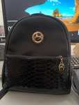 Mochila  cavalinho preta como nova