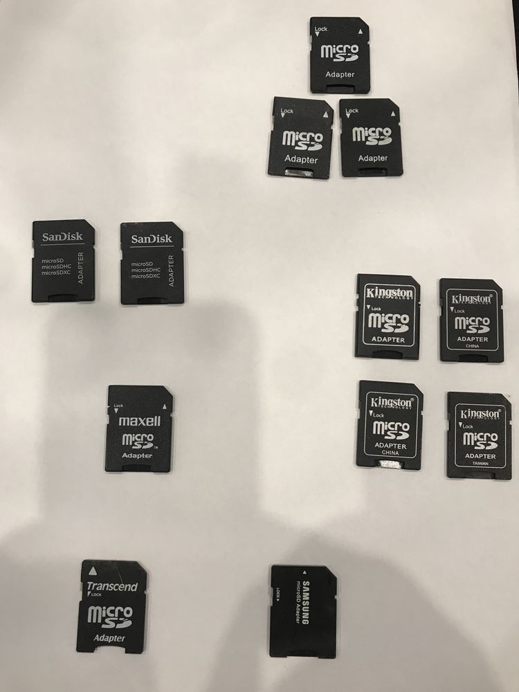 Adaptadores cartão de memória microSD para SD