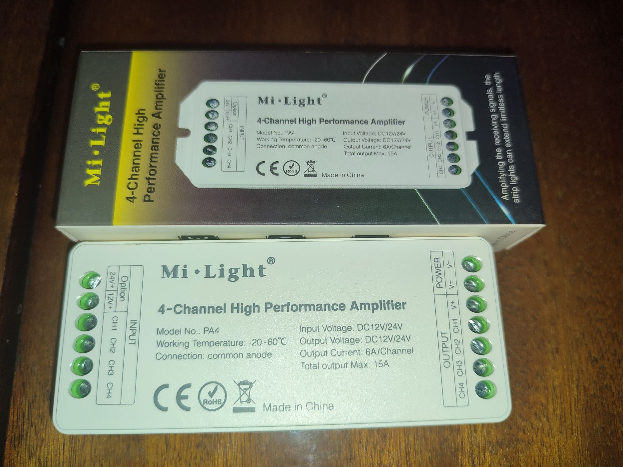 Світлодіодний підсилювач Mi-light RGB/RGBW/CCT 15A 4-х канальний(TK-4U
