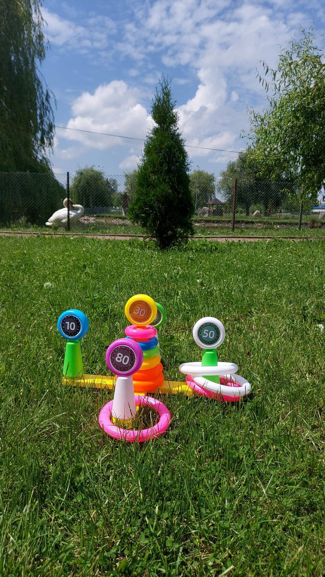 Гра Кільцекид + пірамідка