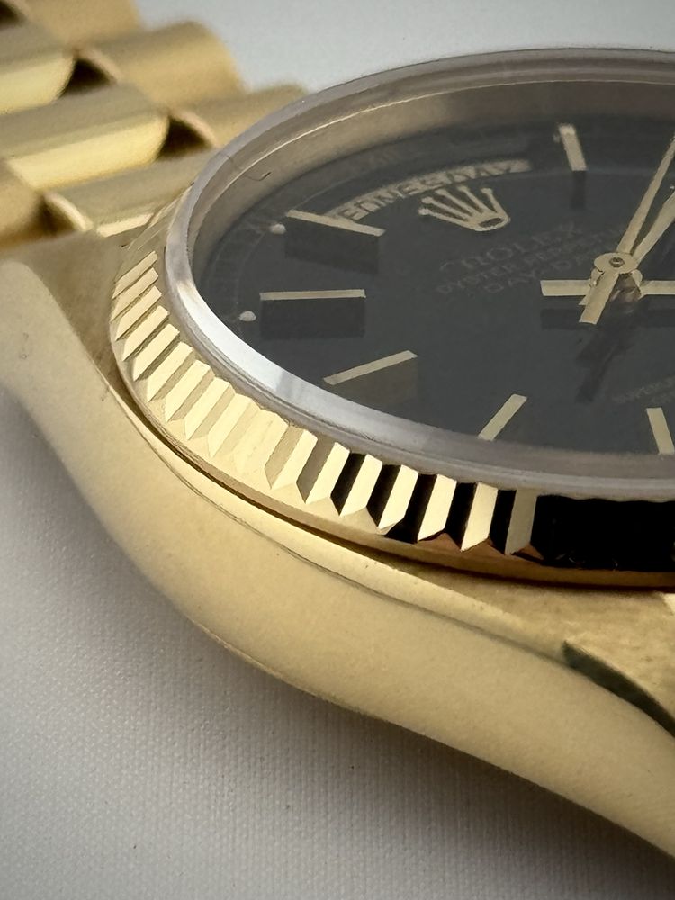 -5k WYPRZEDAZ ! Złoty 18k 750 Z dokumentami Rolex Daydate ref.18038