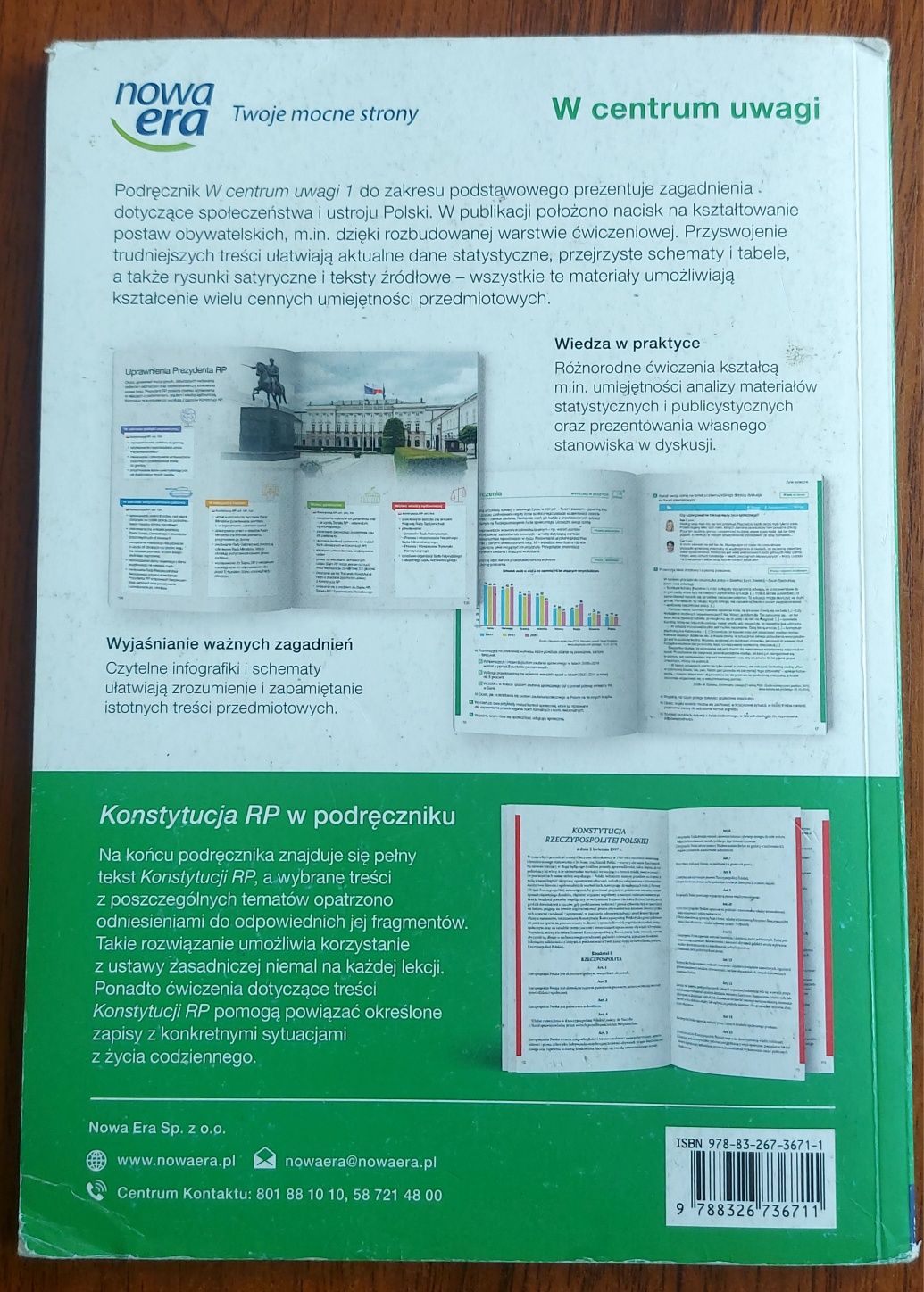 W centrum uwagi 1- podręcznik do WOS dla LO i technikum