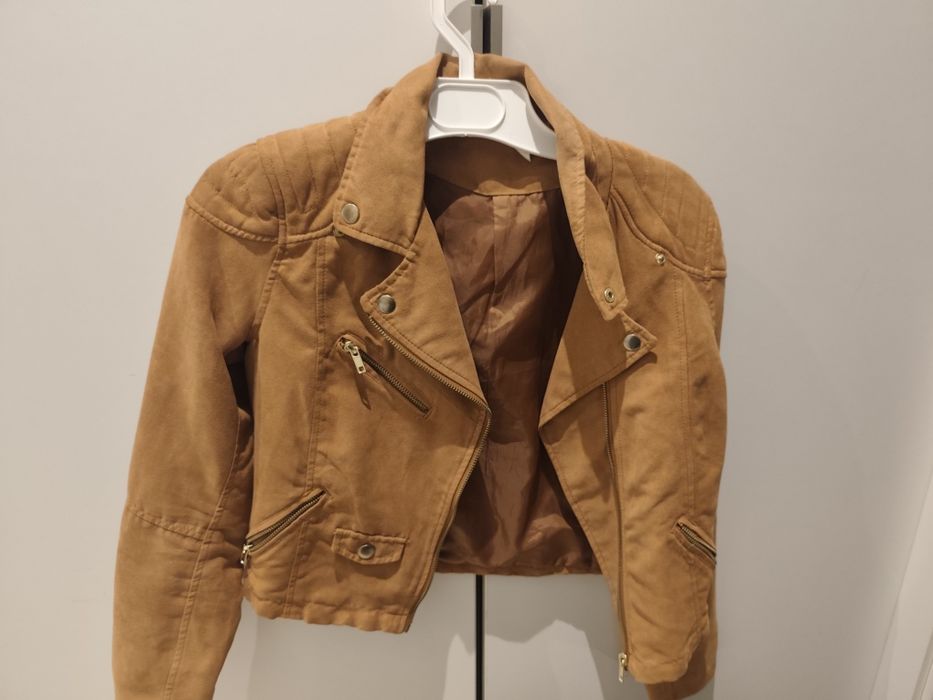 Kurtka ramoneska musztarda camel M 38
