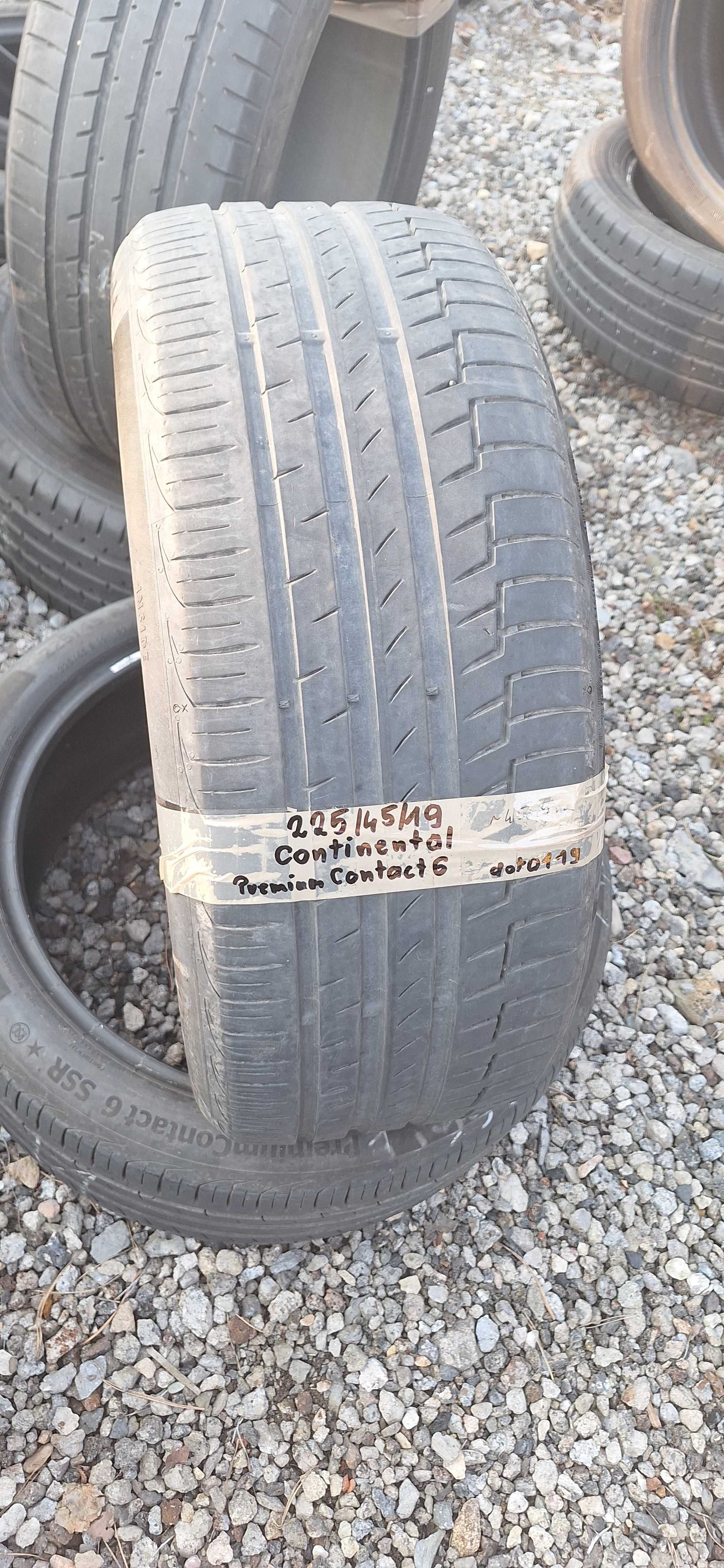 225 45 R19 Continental 2szt  lato PROMOCJA