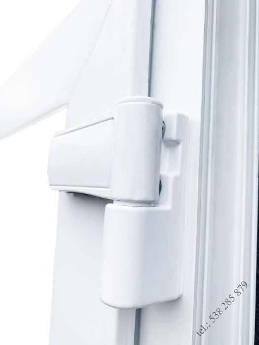 Drzwi zewnętrzne PCV 110x210 białe SKLEPOWE BIUROWE * NOWE od reki