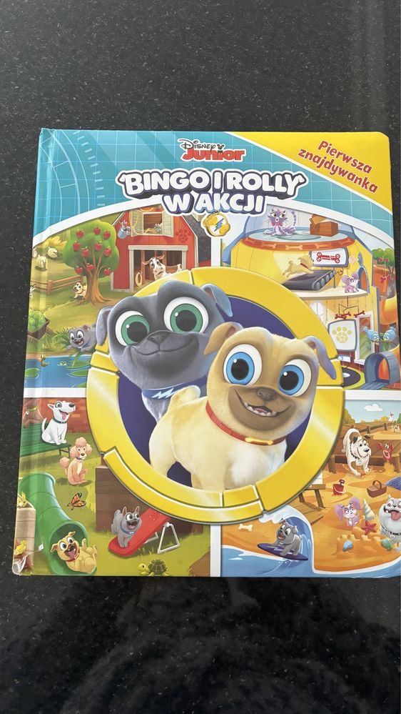 Książka bingo i rolly w akcji - znajdywanka
