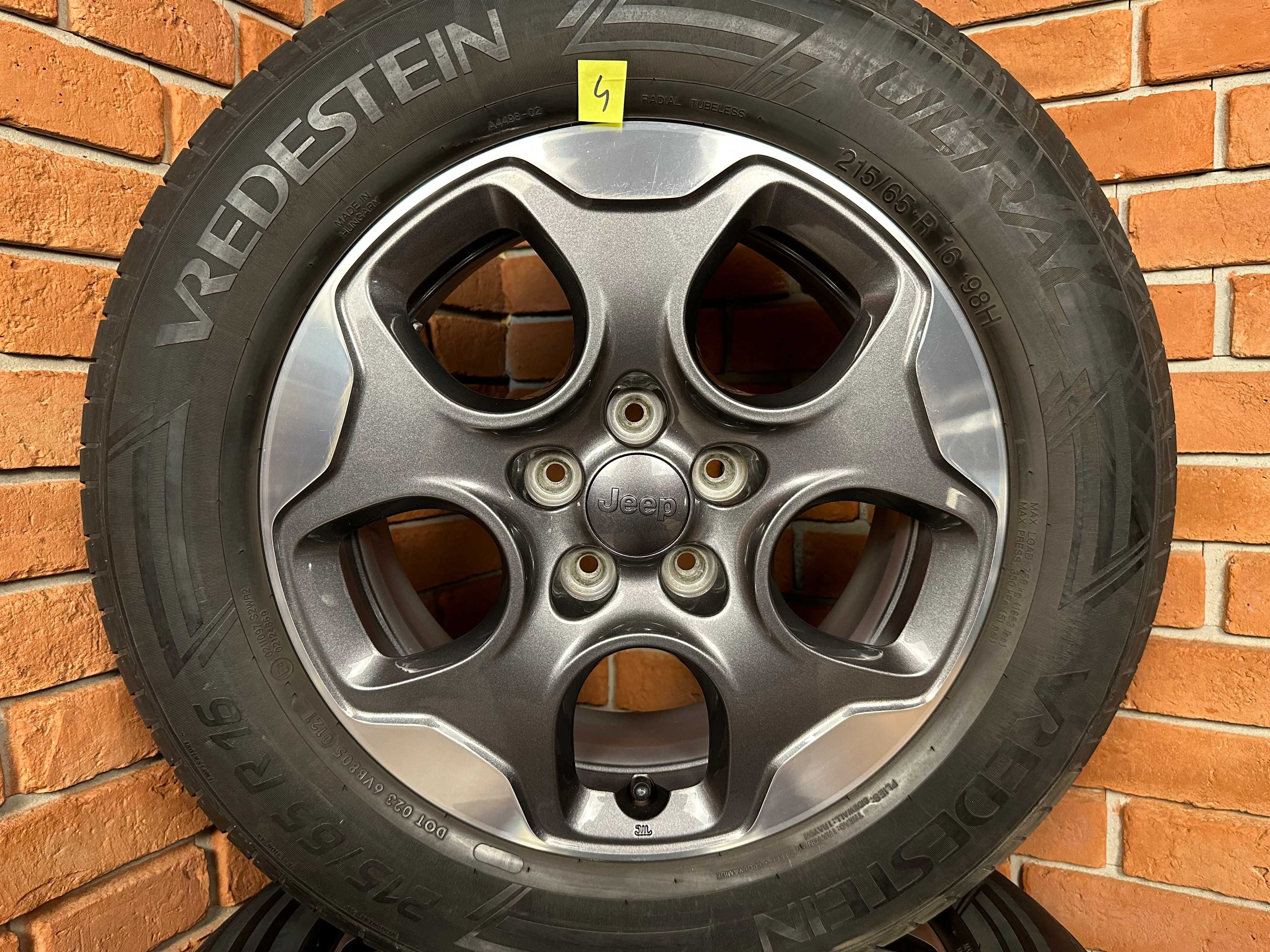 Koła Felgi 16 5x110 Jeep Compass Renegade Letnie 2021