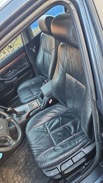 Ładne wnętrze, fotele tapicerka BMW E39 Touring skóra Lublin