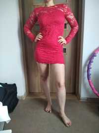 Czerwona sukienka 38 H&M