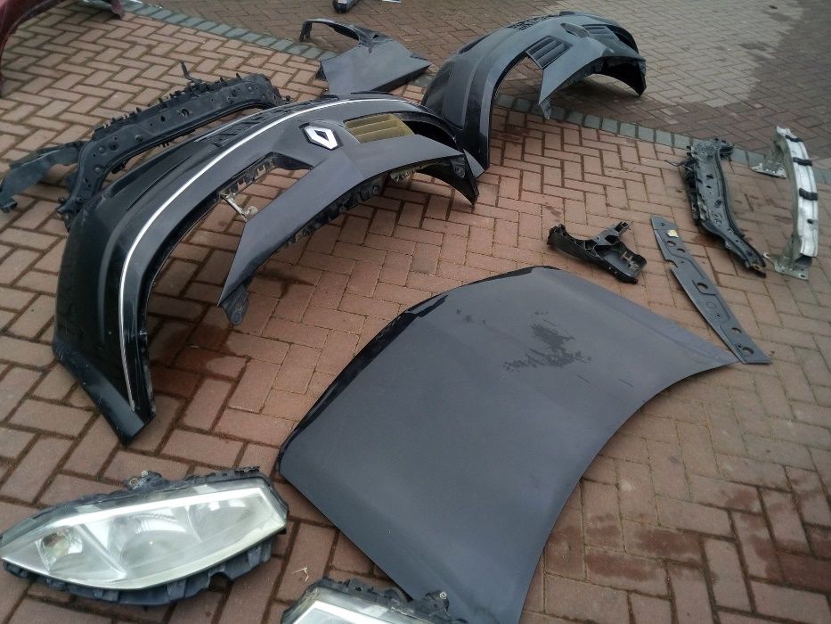 Renault Megane II kompletny przód NV676 maska zderzak błotnik pas