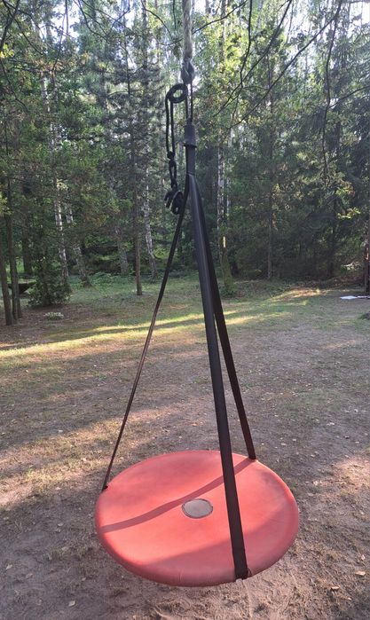 IKEA SVAVA - Huśtawka sensoryczna czerwono czarna - 400.991.98