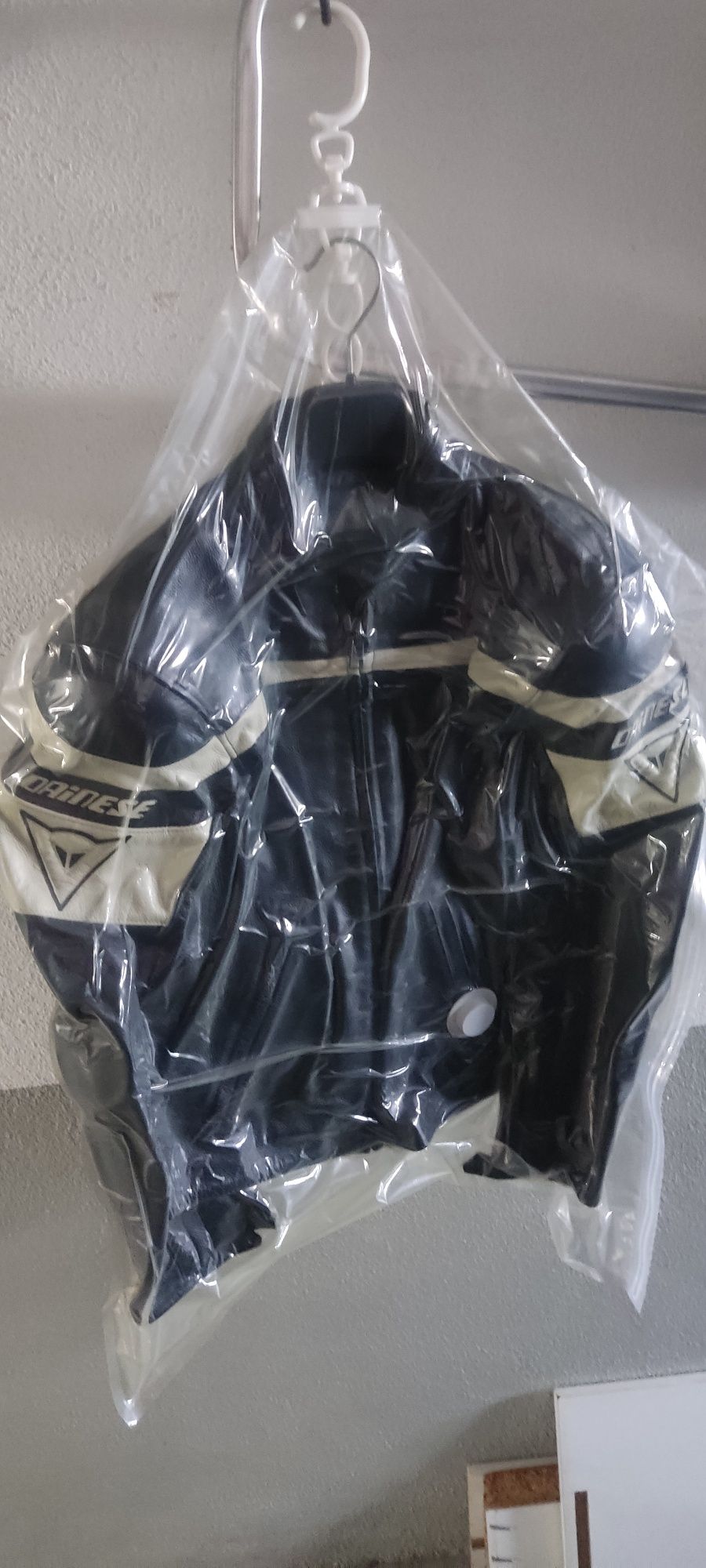 Casaco d mota "Dainese Racing" em pele -N°48.