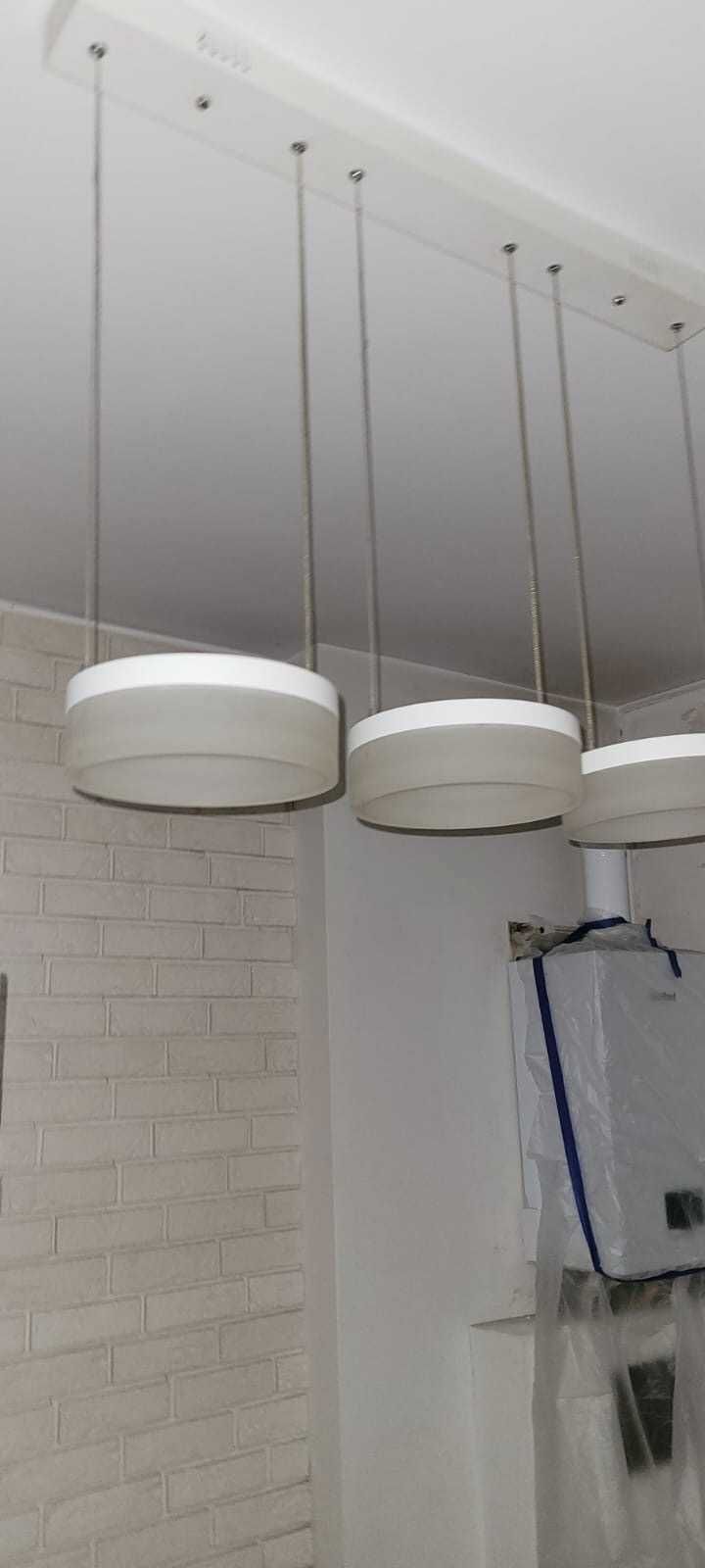Lampa wisząca LED Nicki 3 x 12 W biała