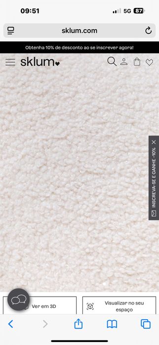 Sofás Sklum. Um de 3 lugares outro de 2