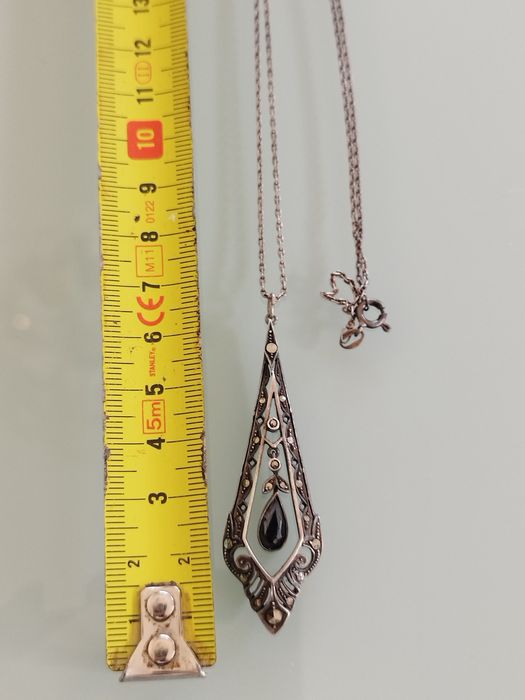 Lindo colar antigo de prata art déco. 50€