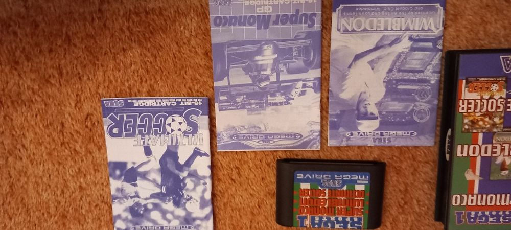 Sega Super Monaco - Wimbledon - Ultimate Soccer