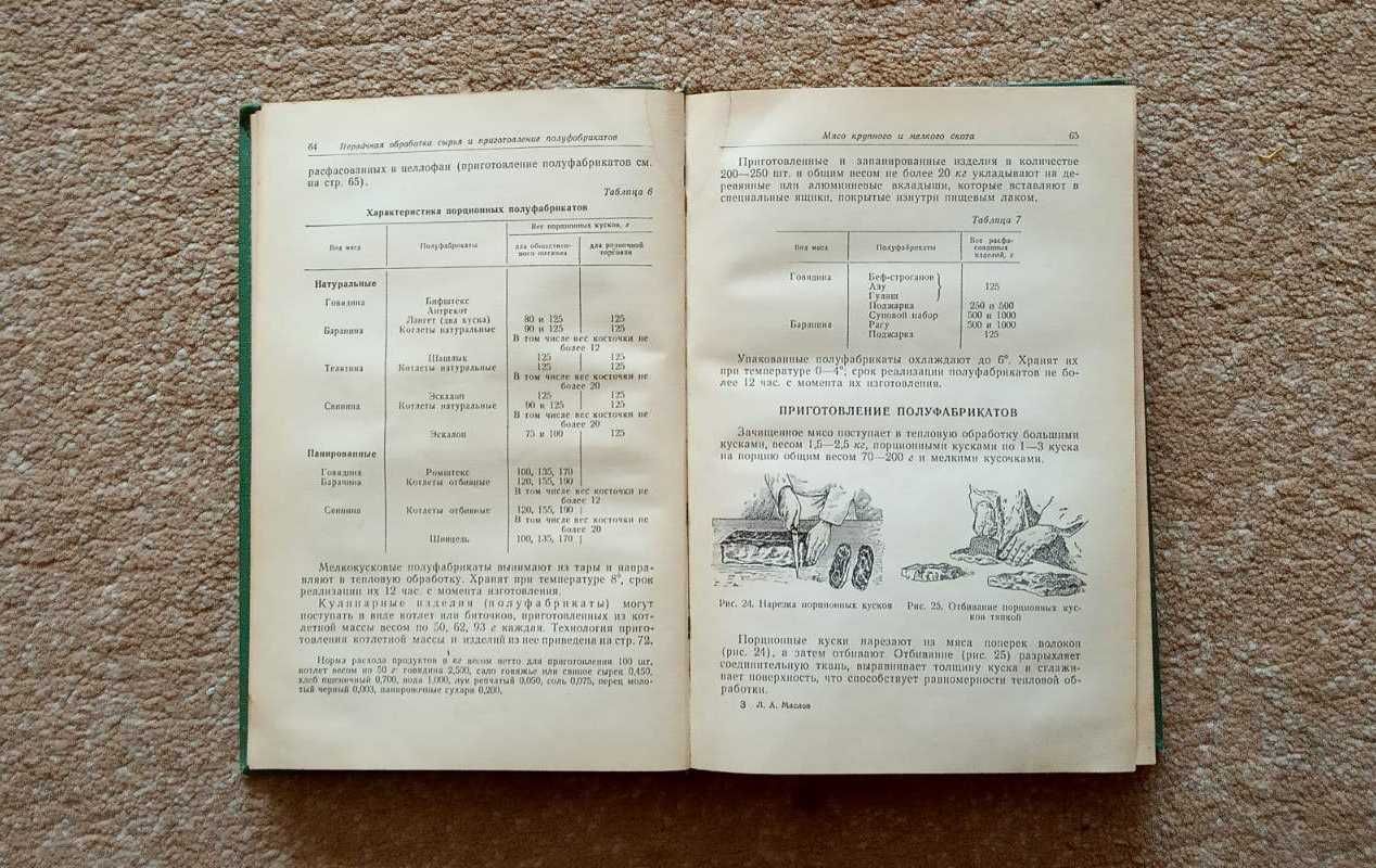 Кулинария - Л.А.Маслов 1965г.