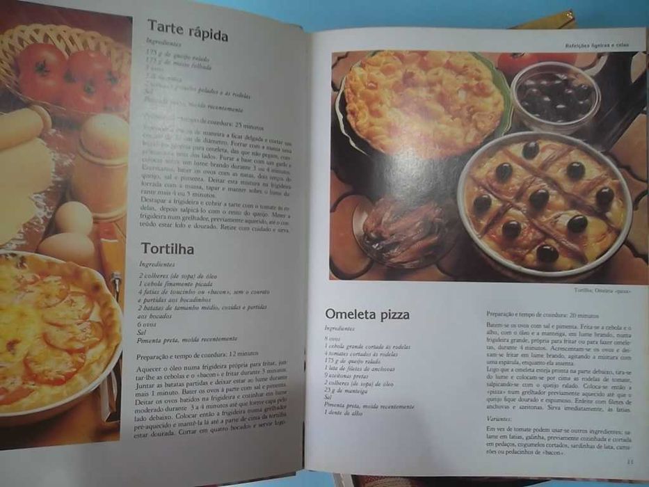 Coleção COZINHA PRÁTICA - 4 volumes , centenas de receitas