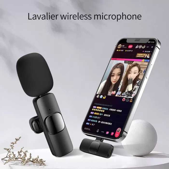 Бездротовий петличний мікрофон wireless microphone К8 в комплекті 2 шт