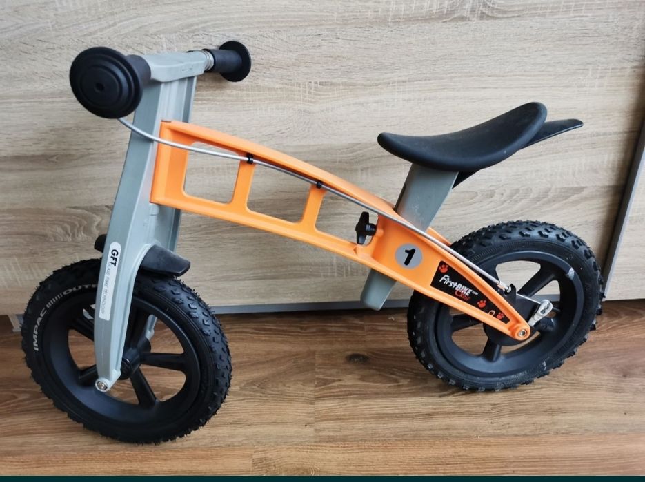 Rowerek biegowy FIRSTBIKE Cross pomarańczowy