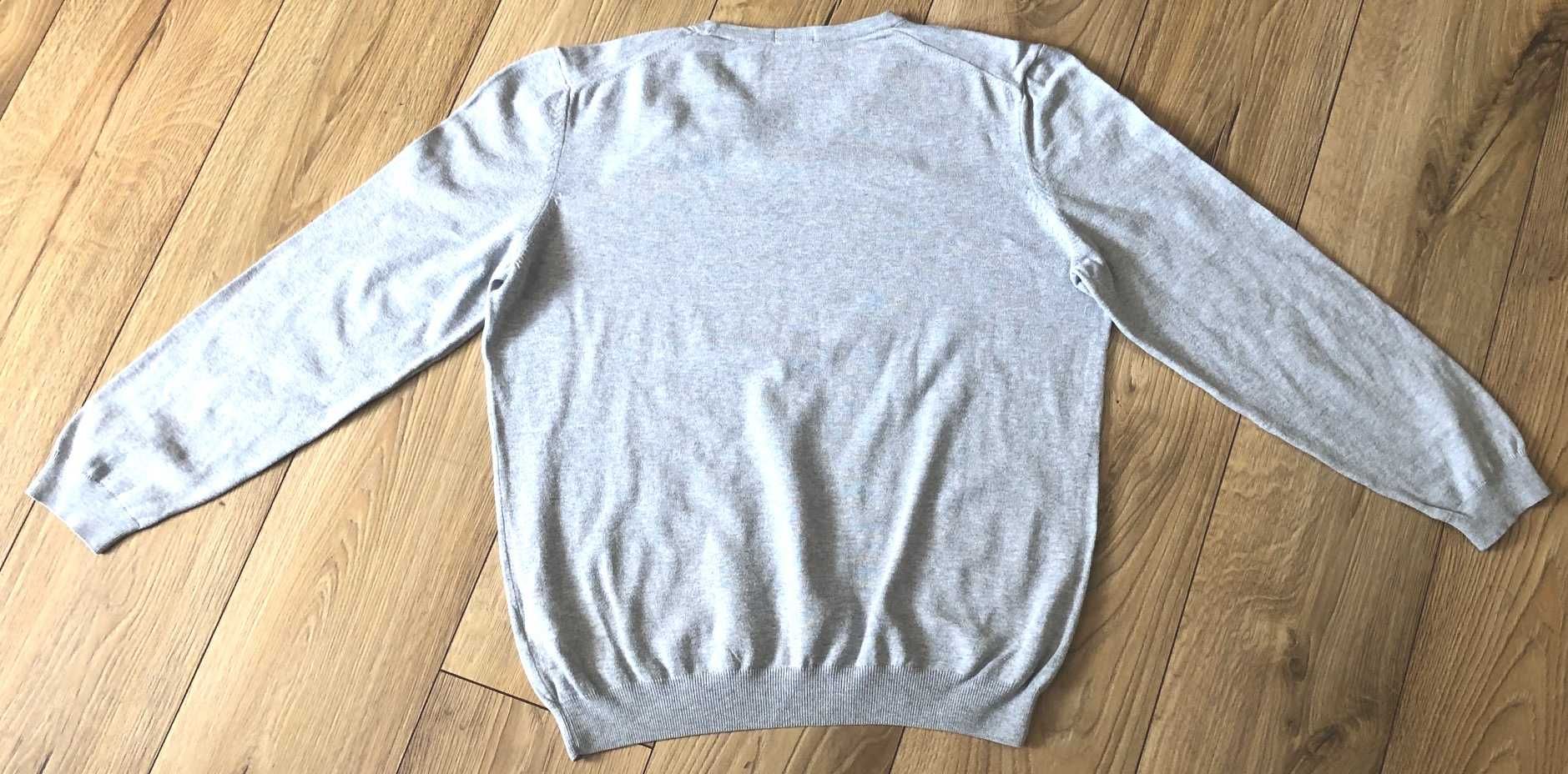 Sweter męski Hugo Boss r.L jasny szary 45 zł