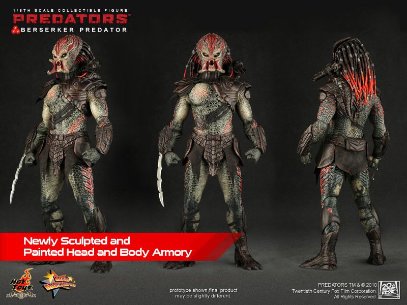 Фигурка 1/6 hot toys mms 130 PREDATORS – BERZERKER