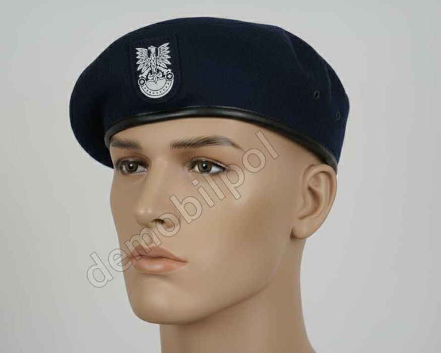 Beret wojskowy Ludowego Wojska Polskiego LWP - granatowy rozm. 55 prl