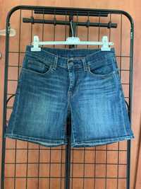 Levi's szorty spodenki r.28 dzinsowe jeans oryginalne mid length