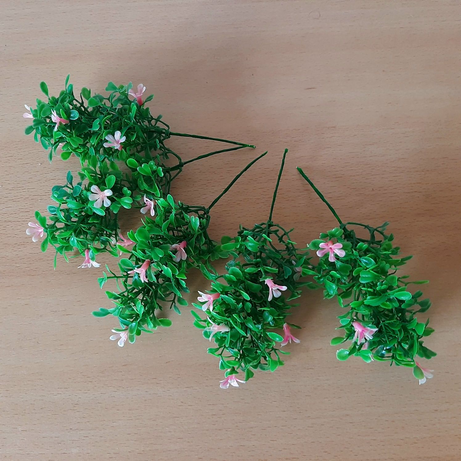 Искусствен цветы деревья веточки лот рукодел кукол миниат букет пласт