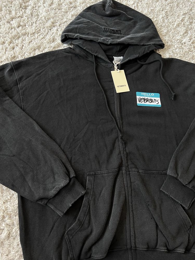 Vetements зіп худі