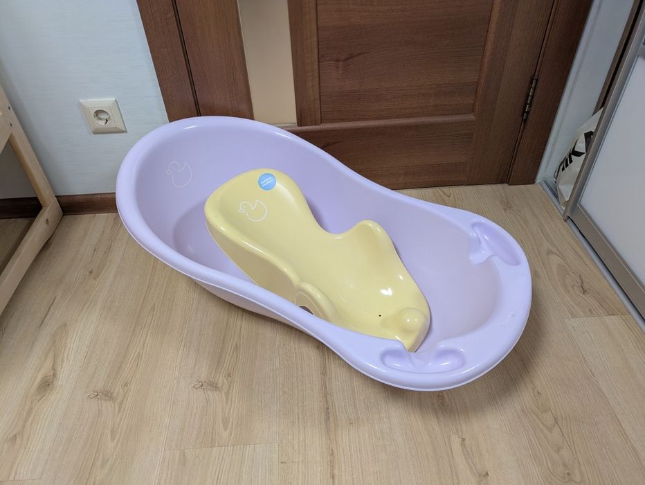 Дитяча ванна, ванночка Tega + гірка та комір в подарунок!