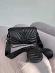 БЕЗ Предоплат, Черная Женская Сумка Louis Vuitton