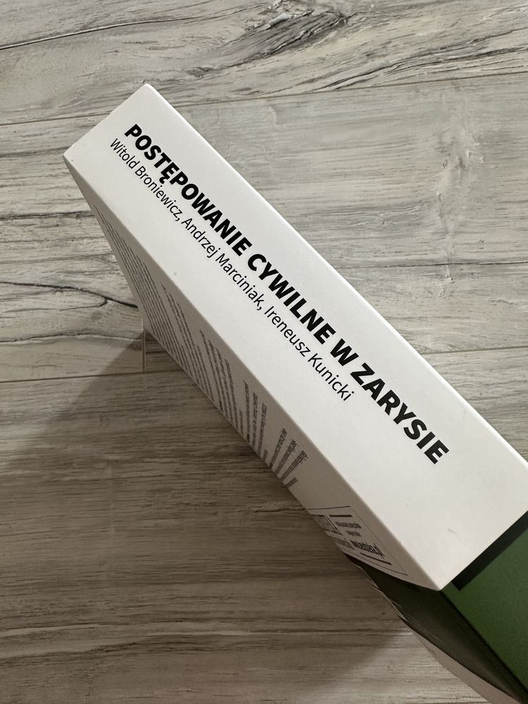 Postępowanie cywilne w zarysie Broniewicz Marciniak Kunicki jak nowa