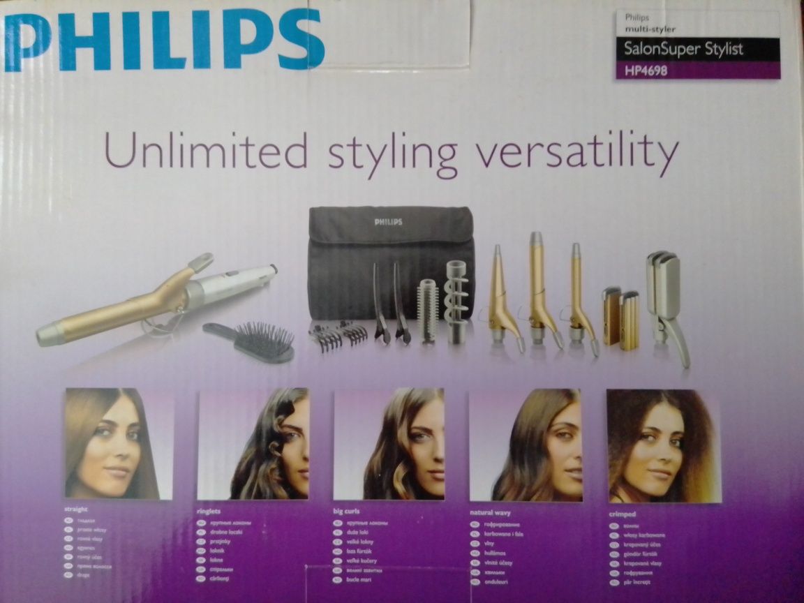 Philips unlimited styling 13 in 1 мультистайлинг/набор плоек для волос