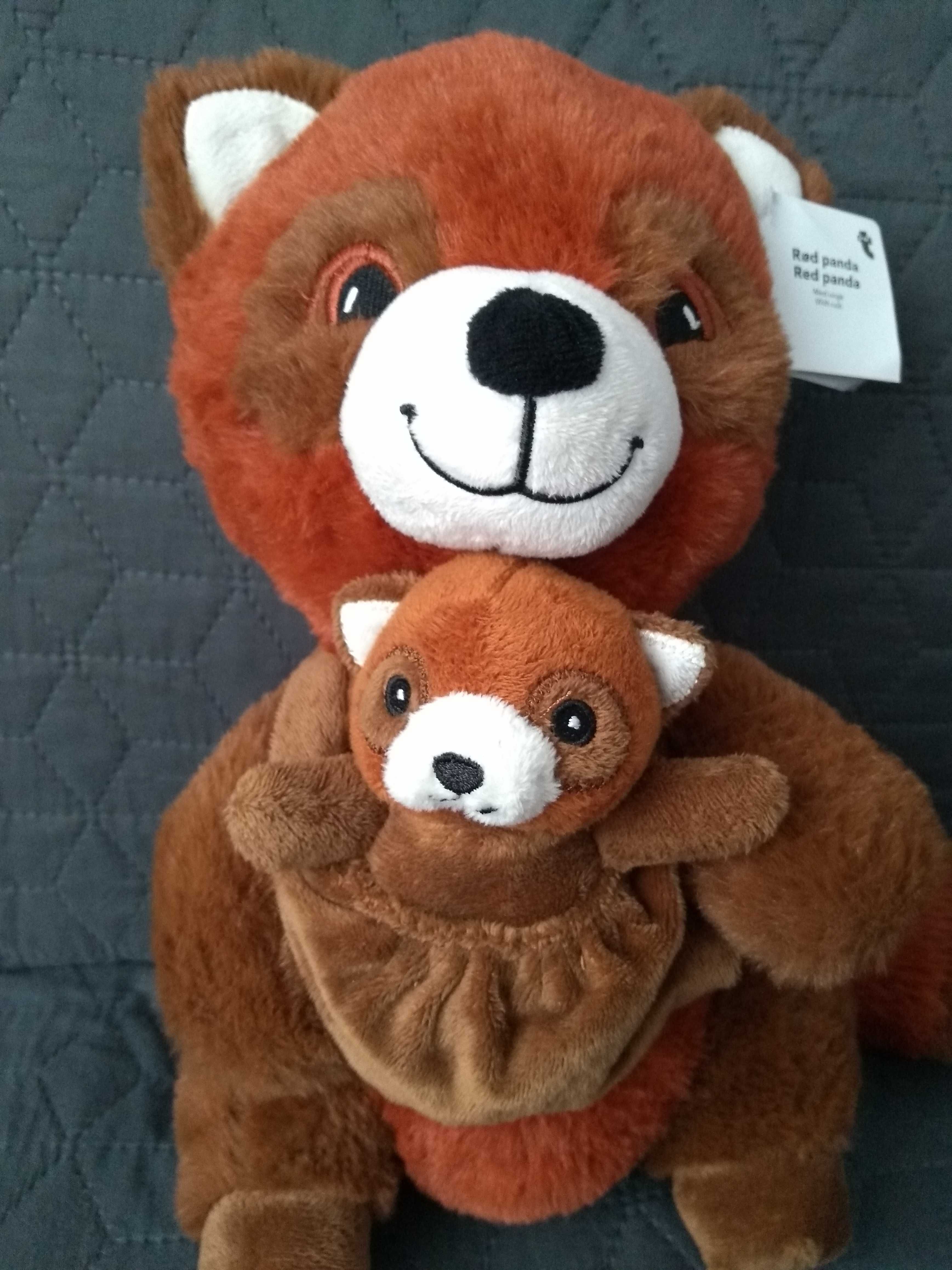 Maskotka pluszowa Panda Ruda z maleństwem Red Panda with Cub