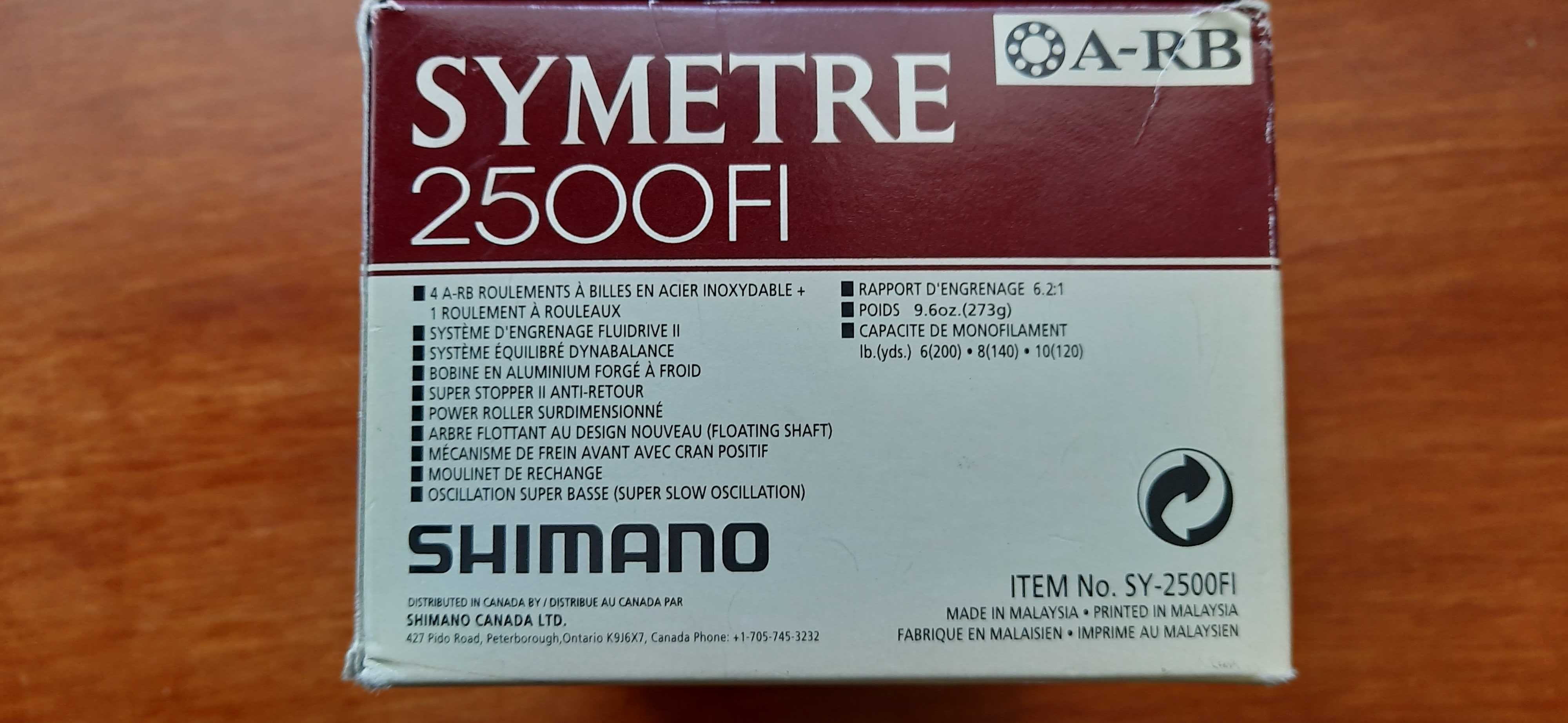 kołowrotek Shimano SYMETRE 2500FI Bardzo dobry stan