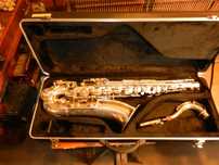 Saksofon Tenor Weltklang posrebrzany
