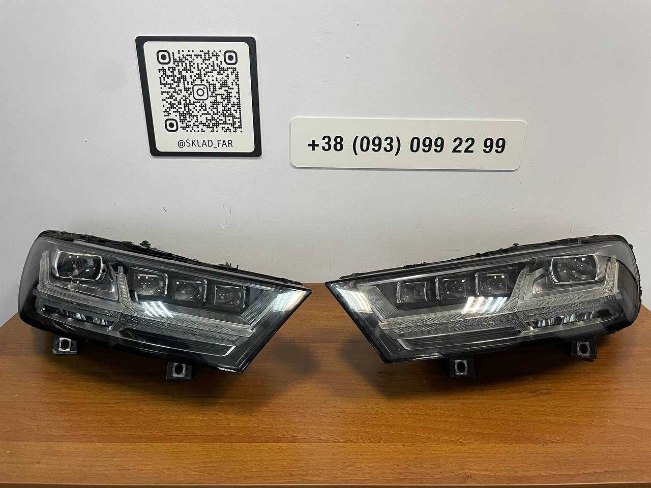 Фари фара Audi Q7 2015-2020 matrix ауді ку7 лед мартиця Trade-in