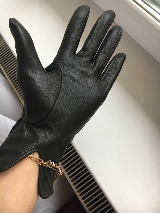 Перчатки L. Carvari. Кожа и замш натуральные. р.7