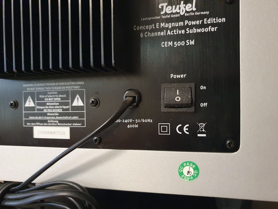 Teufel subwoofer cem 500 sw 400watt
