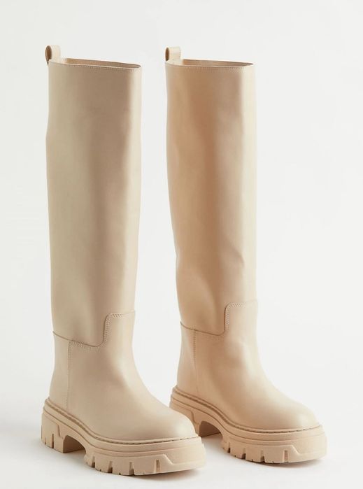 Чоботи , Весняні , Світлі ,Жіночі