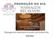 Promoção do dia massagem oriental